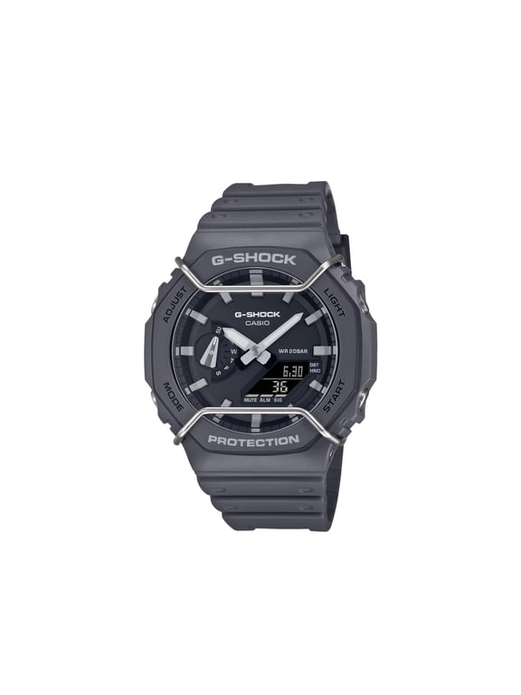 Casio G-Shock GA2100 Grey Digital Analog Wire Face Watch GA2100PTS-8A
