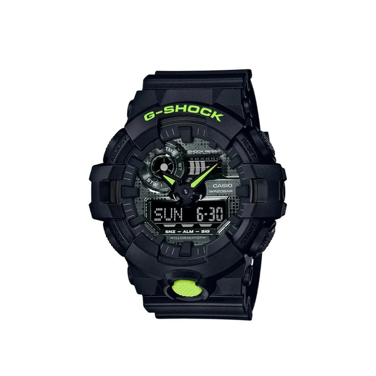 Casio G-Shock GA700 Digi Camo Front Button Analog Digital Resin