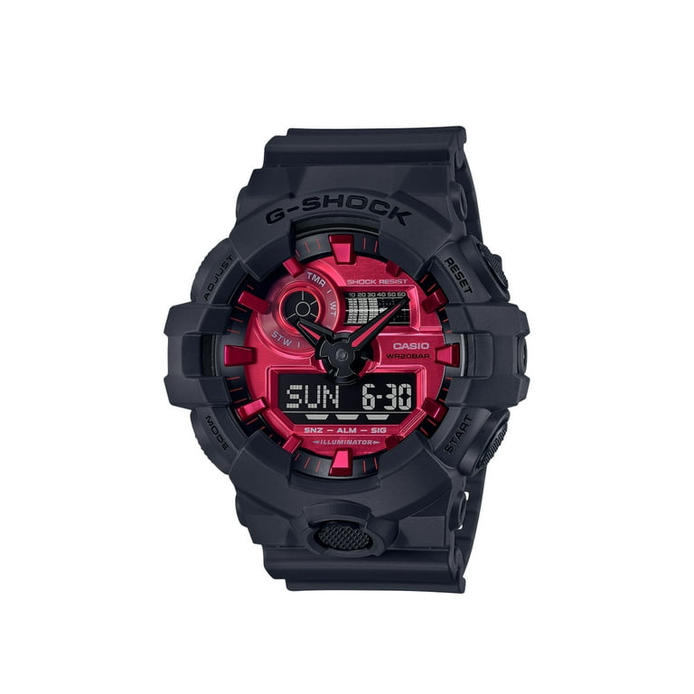 g shock ga700 red