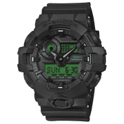 Casio G-Shock GA700BEG-1A Unisex Black Resin Digital Analog GA-700 Series Watch