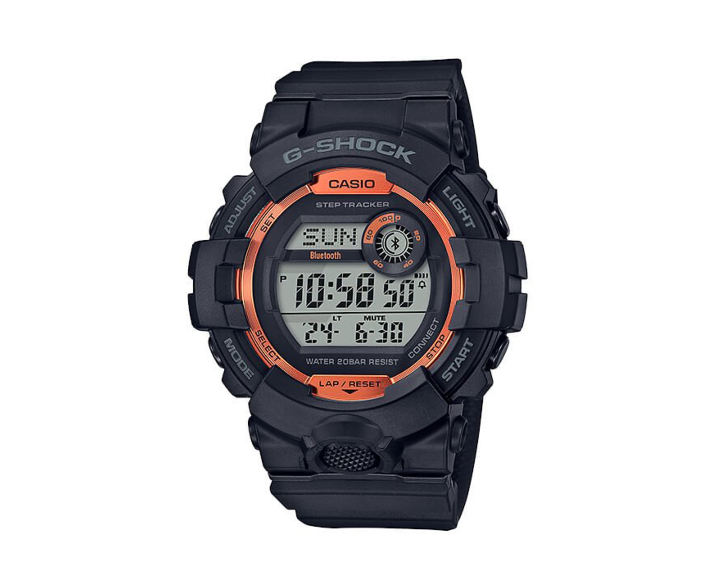 Casio G-Shock GBD800 Fire Pack Digital Resin Bluetooth Watch
