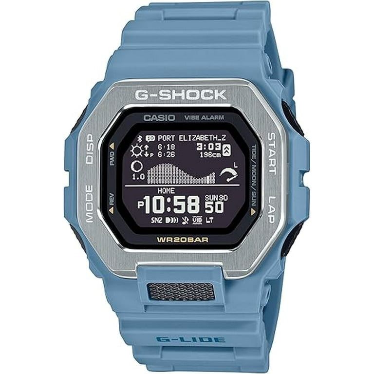 Tide Graph G Shock Longitude Settings Casio G-Shock GBX-100-2ADR