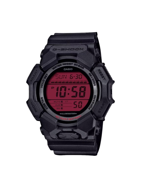 G-Shock GD-010 Series Men's Red Digital Dial Watch GD-010BBR-1