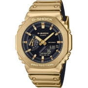 Casio G-Shock GM-2100YMG-9ADR Men s Watch, Gold Stainless Steel Bezel, Analog-Digital Display, Shock Resistant