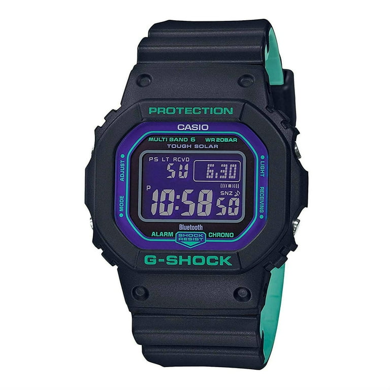 Casio G-Shock Men's Digital Watch GW-B5600BL-1, Solar Casio G-Shock Men's Digital Watch GW-B5600BL-1, Solar