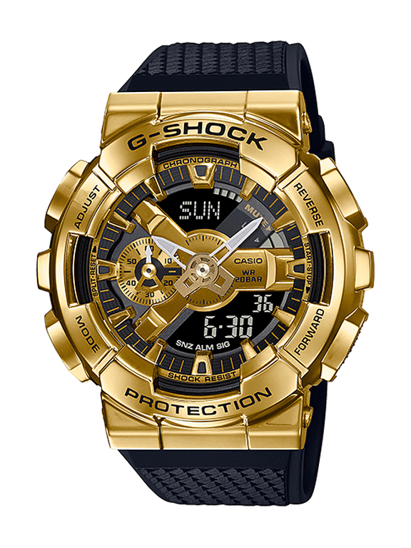 G-Shock Gold Plated GM110G-1A9 G-Steel Digital Analog GM-110 Series Watch