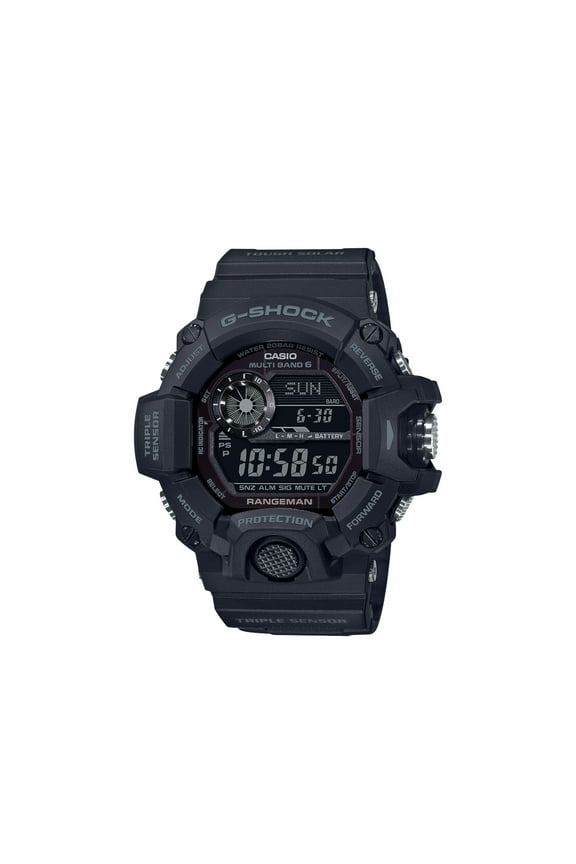 G-Shock Master Of G Land Chronograph GMT Quartz Digital Black Dial Men's Watch GW9400-1B
