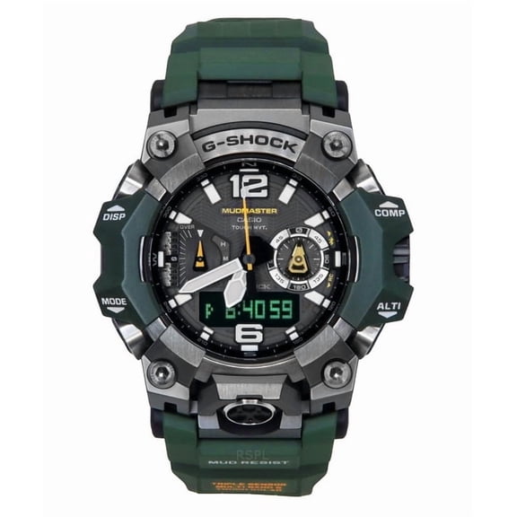 Casio G-Shock Master Of G-Land Mudmaster Analog Digital Smartphone Link Black Dial Solar GWG-B1000-3A 200M Mens Watch