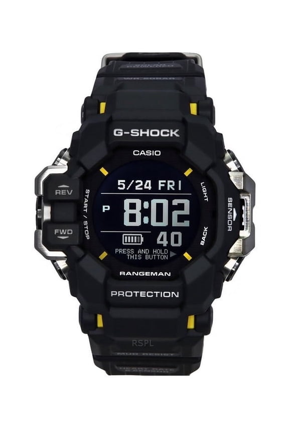 G-Shock Master Of G-Land Rangeman Digital Bio-Based Resin Strap Solar GPR-H1000-1 200M Men's Watch
