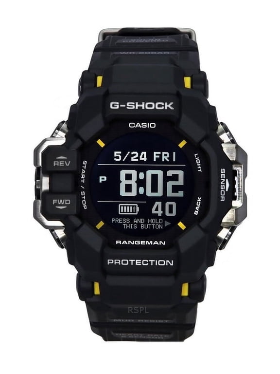 G-Shock Master Of G-Land Rangeman Digital Bio-Based Resin Strap Solar GPR-H1000-1 200M Men's Watch