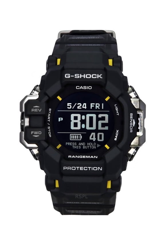 G-Shock Master Of G-Land Rangeman Digital Bio-Based Resin Strap Solar GPR-H1000-1 200M Men's Watch