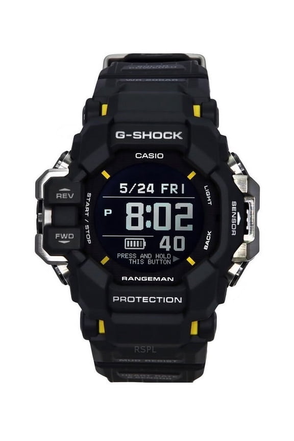 G-Shock Master Of G-Land Rangeman Digital Bio-Based Resin Strap Solar GPR-H1000-1 200M Men's Watch