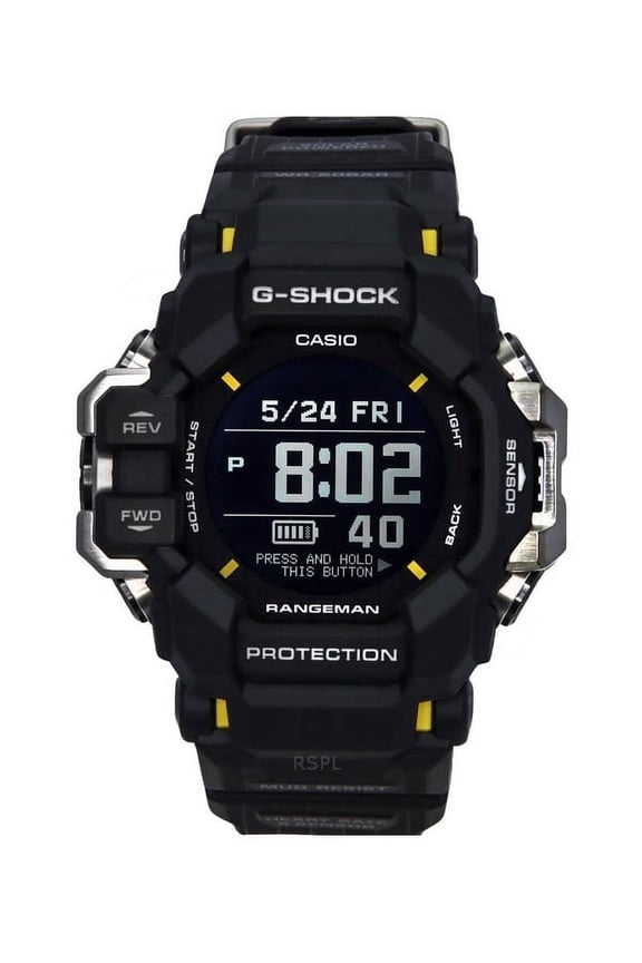G-Shock Master Of G-Land Rangeman Digital Bio-Based Resin Strap Solar GPR-H1000-1 200M Men's Watch