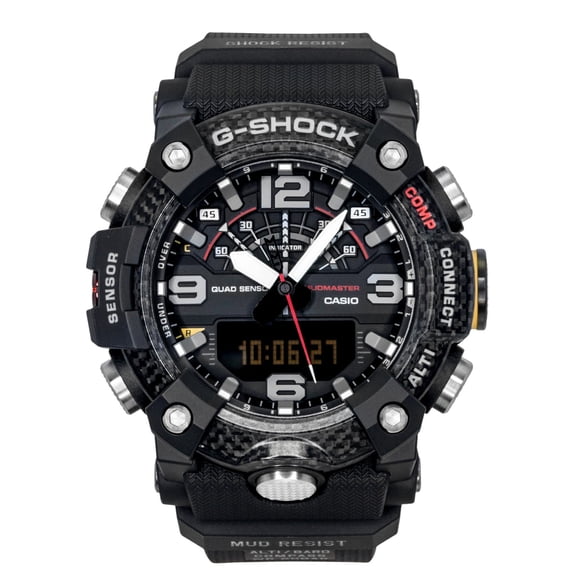 Casio G-Shock Master of G-Land Mudmaster Analog Digital Smartphone Link Black Dial Quartz GG-B100X-1A 200M Men's Watch