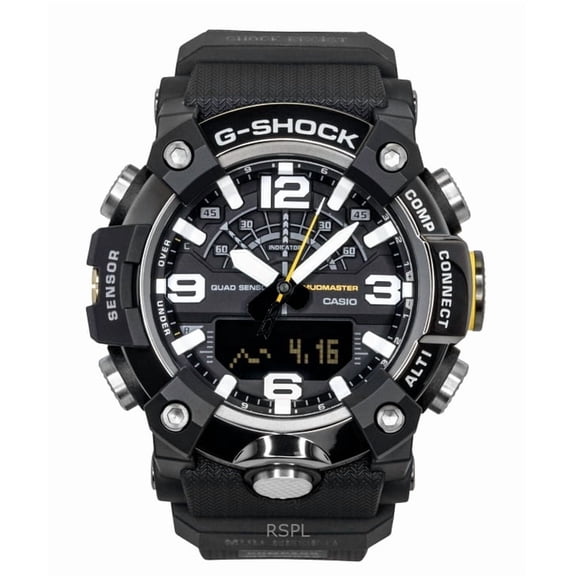 Casio G-Shock Master of G-Land Mudmaster Analog Digital Smartphone Link Black Dial Quartz GG-B100XMB-1A 200M Men's Watch