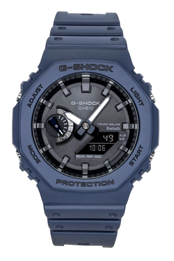 G-Shock Smartphone Link Analog Digital Resin Strap Black Dial Solar GA-B2100-2A 200M Men's Watch