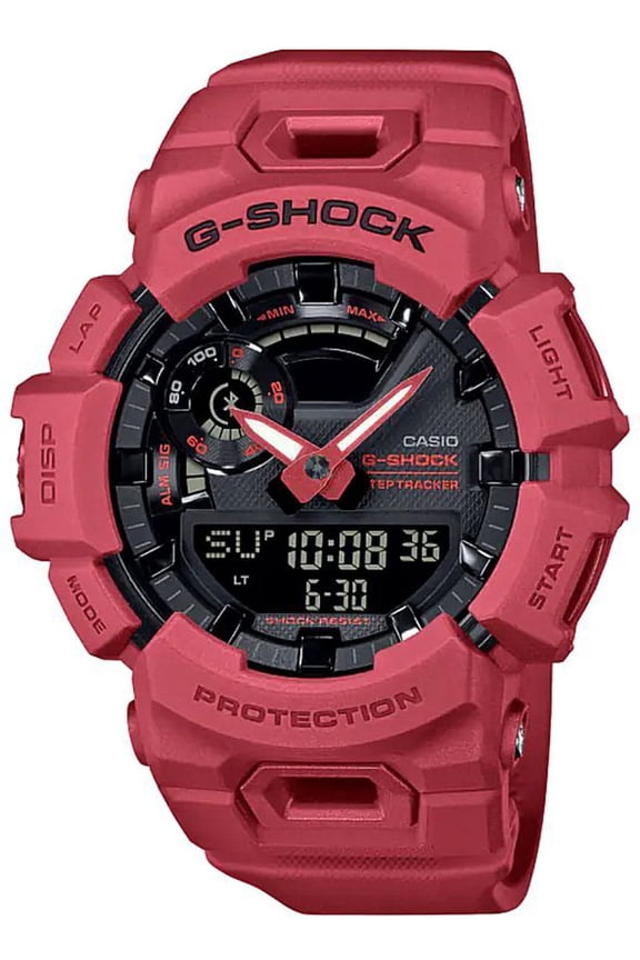 GBA900RD-4A Men's G-Shock Red Resin Strap Ana Digi Watch