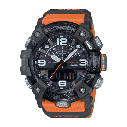 Casio G-Shock Men's Carbon Mudmaster Shock Resistant 200 Meter Water Resistant Bluetooth Watch, (Model GG-B100-1A9CR)