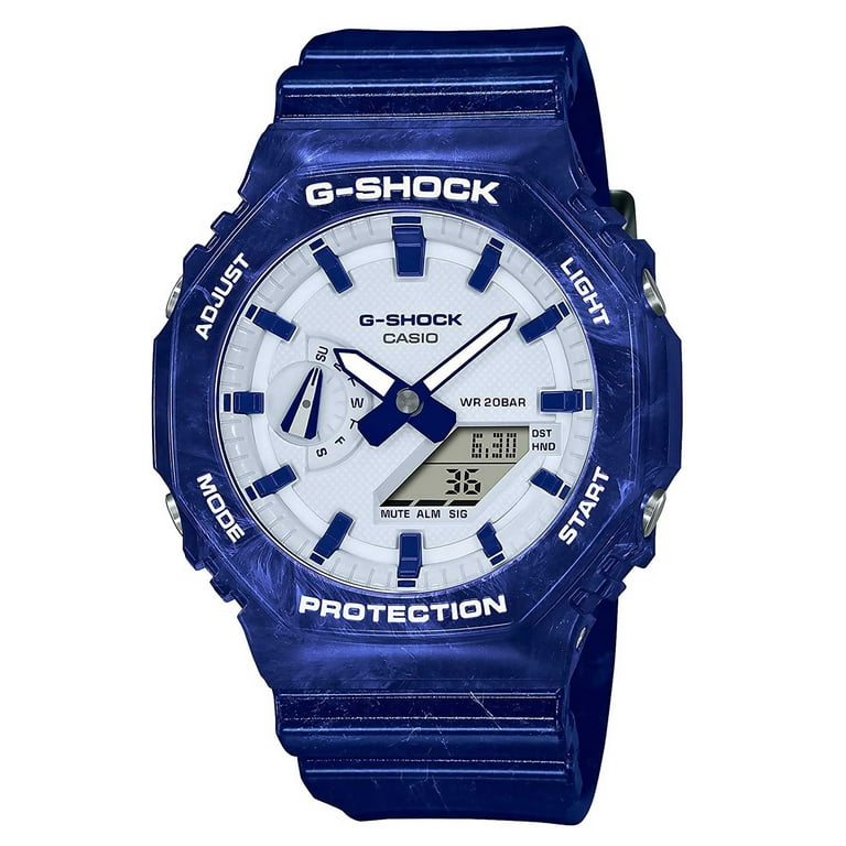 Casio G Shock Mens Blue Analog Digital Chronograph Quartz Watch