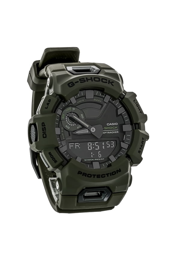 G-Shock Men's Bluetooth Green Resin Chronograph Quartz Watch GBA900UU-3A