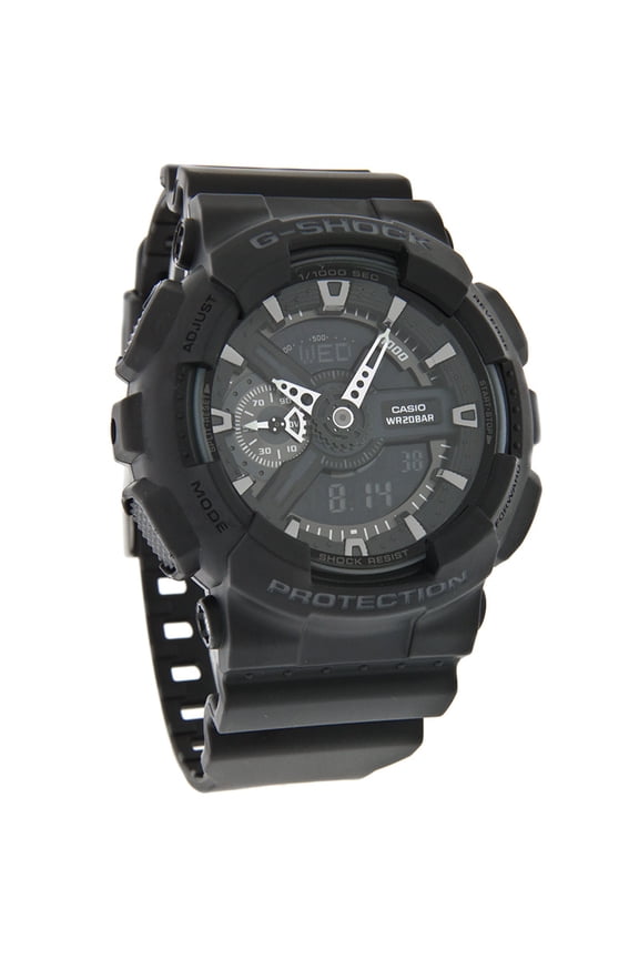 G-Shock Men's XL Analog/Digital Black World Time Alarm Watch GA110-1B