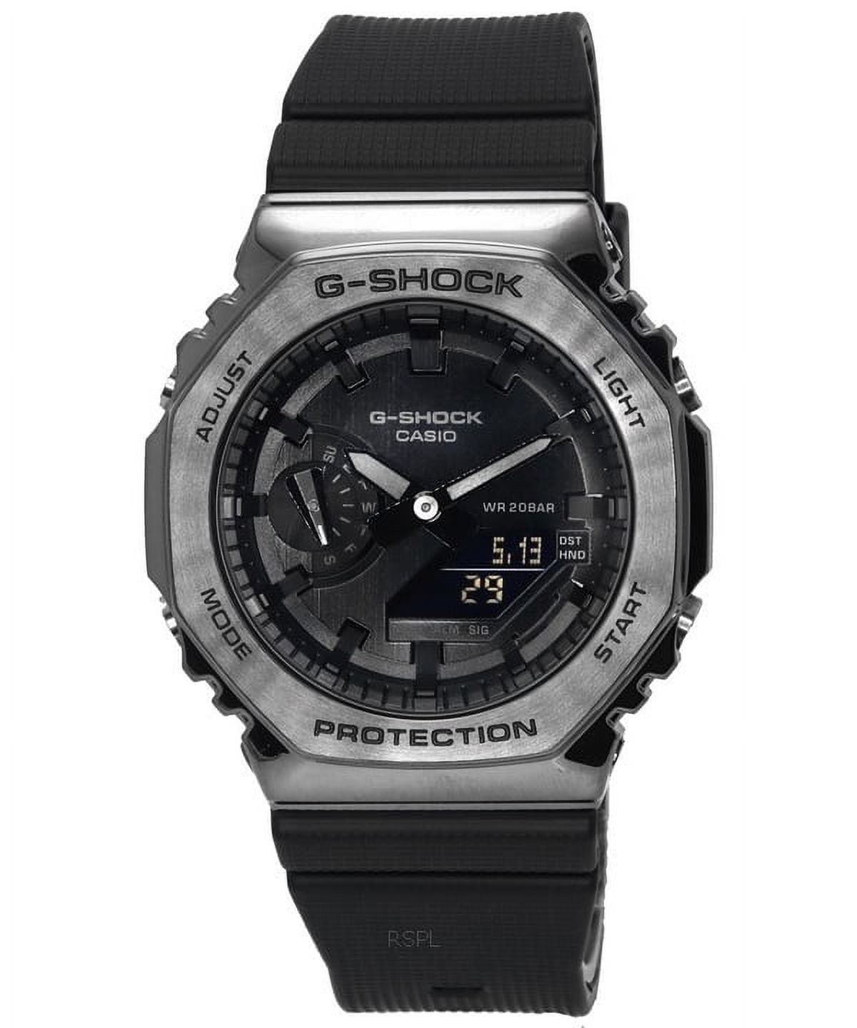 Casio G-Shock Metal Clad Analog Digital Quartz GM-2100BB-1A GM2100BB-1 200M  Men's Watch