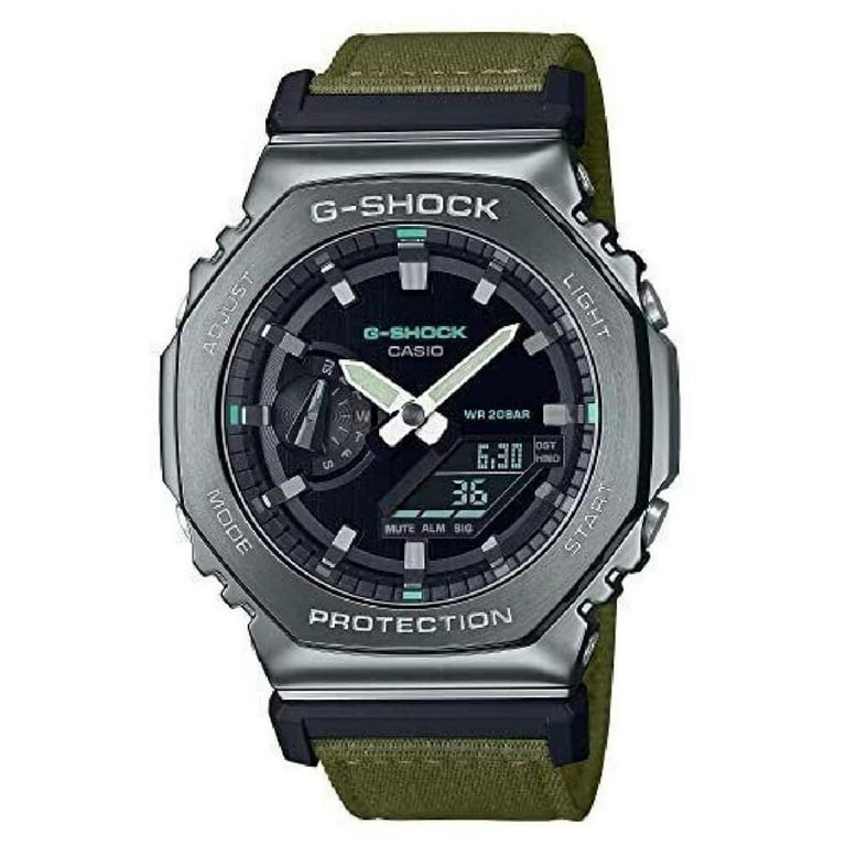 時計 CASIO G-SHOCK GM-2100 GM2100-1A | Black/Silver Steel Metal Watch | Casio G-SHOCK
