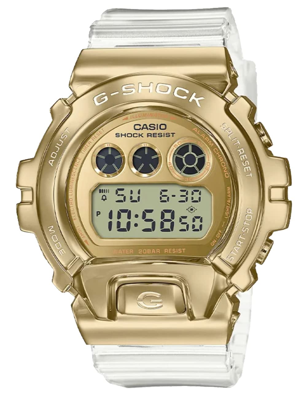 Casio g shock metal gold sale