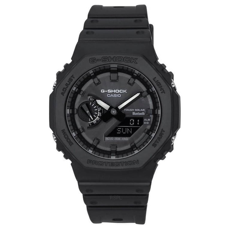 時計 G-SHOCK GA-B2100 BLACK Casio, Men's G-Shock Solar Watch, GA-B2100-1A1, 200M Water