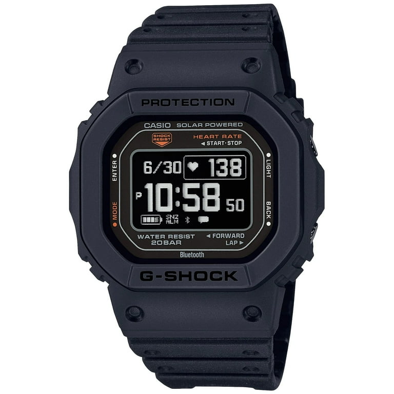 Casio G Shock Move DW H5600 Series Smartwatch with Heart Rate Measurements and Compact Design Walmart