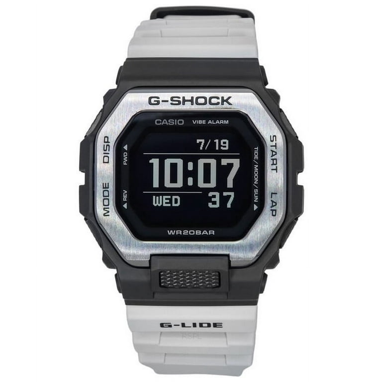 Casio G-Shock Move G-Lide Mobile Link Digital Gray Resin Strap Quartz  GBX-100TT-8 200M Men's Watch