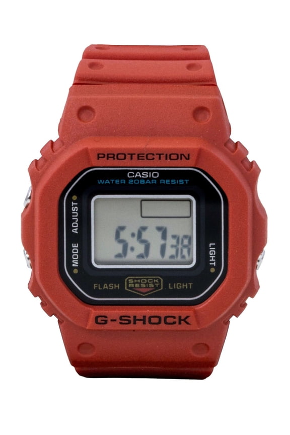 G-Shock Nano Digital Red Bio-Based Resin Strap Quartz DWN-5600-4 200M Unisex Watch