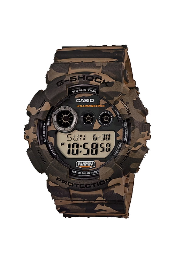 Men's G-Shock GD-120 Series Camo Dial Watch - GD120CM-5