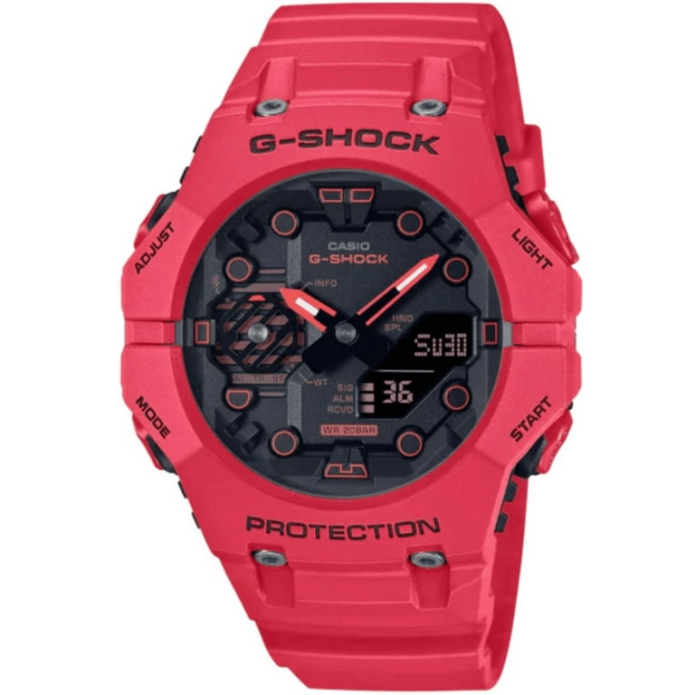 Casio G-Shock GA-B001-4ADR Men's Bluetooth Solar Analog-Digital