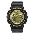 thumbnail image 1 of Casio G-Shock Resin Strap Analog Digital Gold Dial Quartz GA-100GGB-1A9 200M Men's Watch, 1 of 1