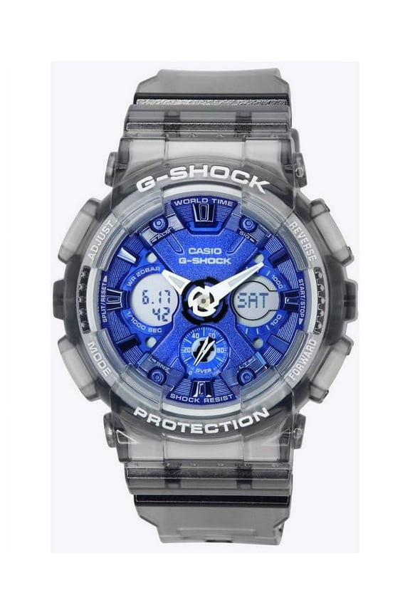 G-Shock Translucent Gray Analog Digital Quartz GMA-S120TB-8A 200M Women's Watch