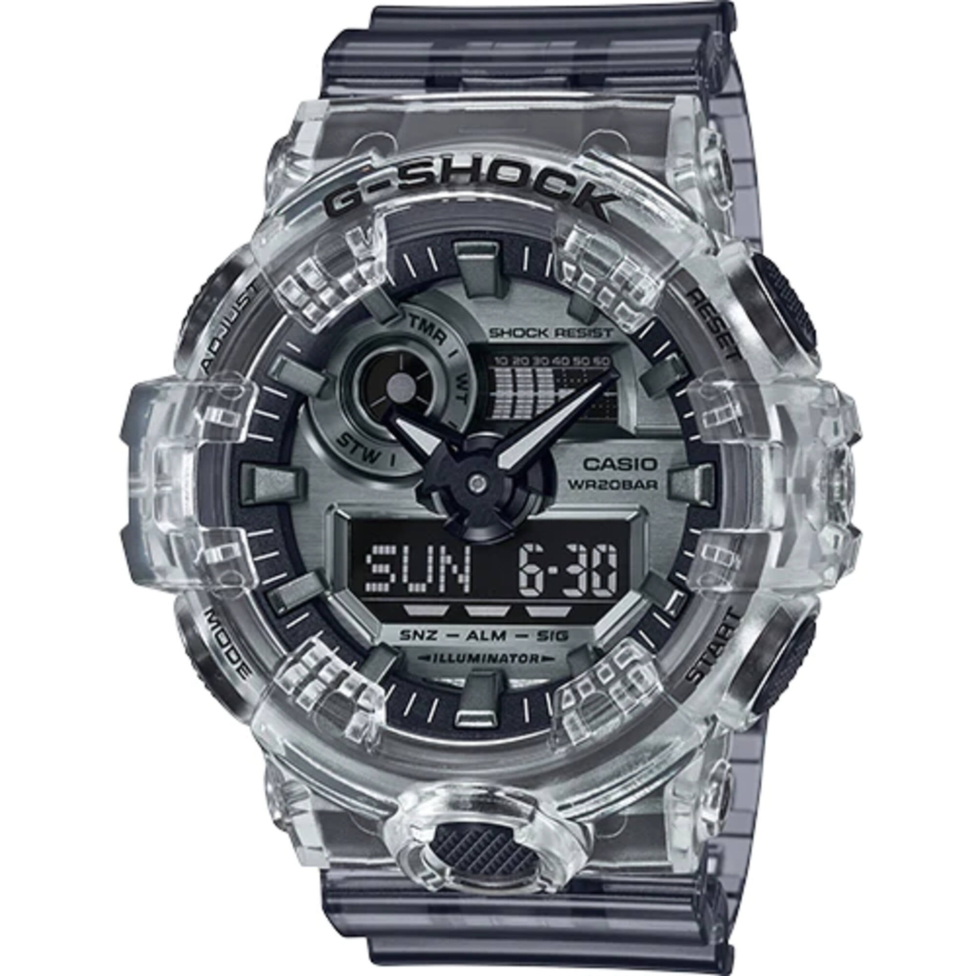 Casio G-Shock Transparent Mens Watch GA700SK-1A