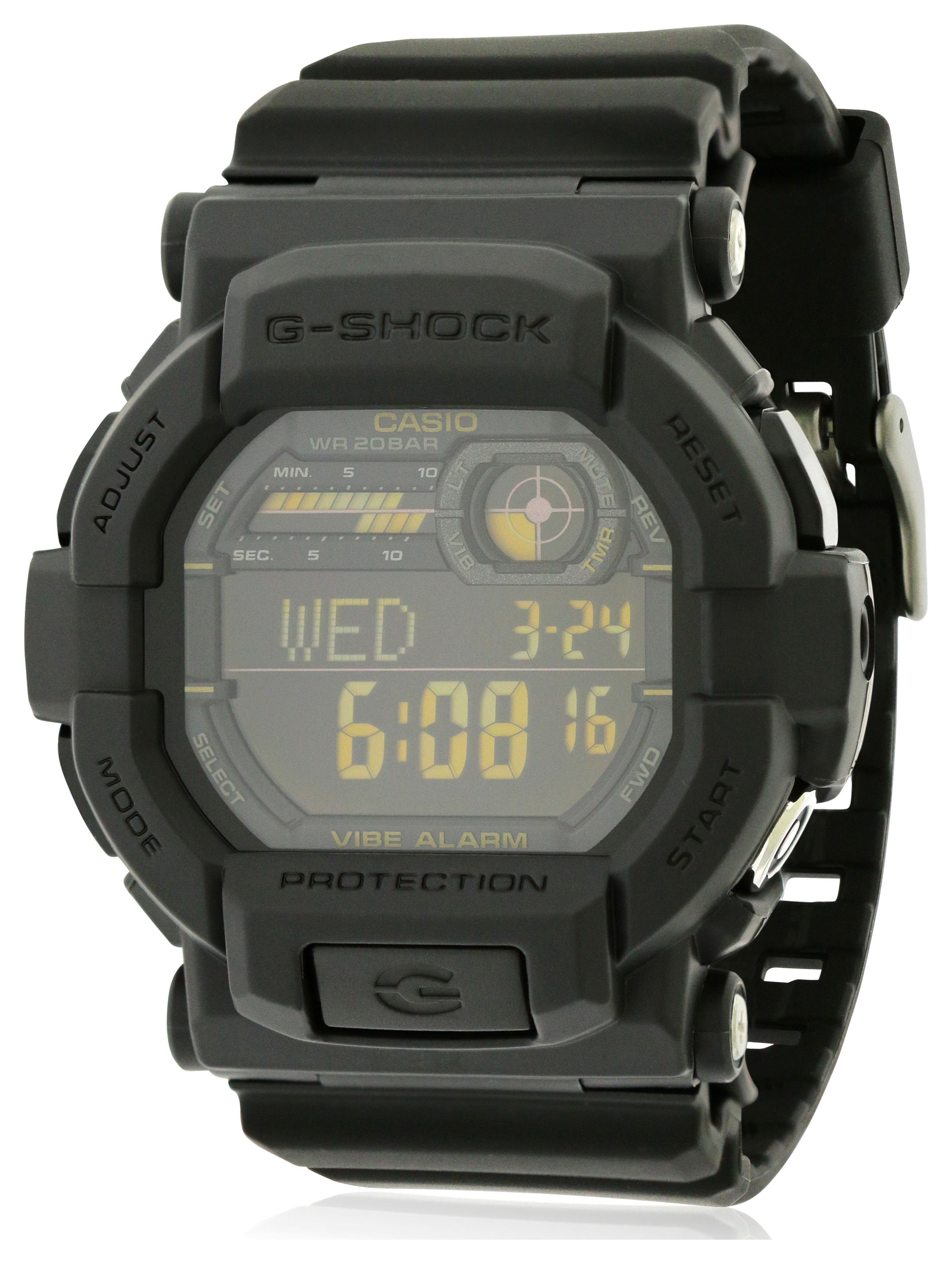 Casio G Shock Vibration Alarm Mens Watch GD350 1B