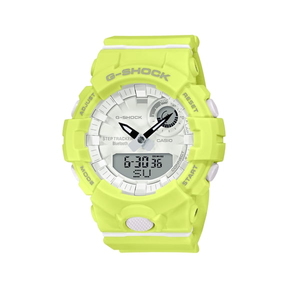Casio G-Shock Women's Fitness Tracker Bluetooth Shock Resistant 200 Meter Water Resistant Watch, ( Model GMA-B800-9ACR)