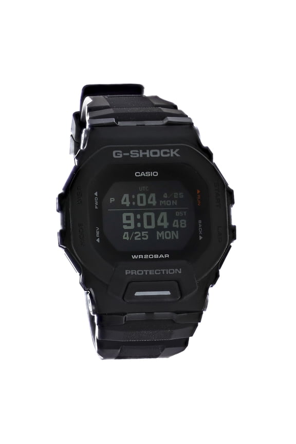 G-Squad Men's Bluetooth Digital Black Resin Quartz Watch GBD200-1