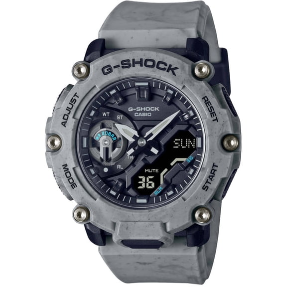 Casio GA-2200SL-8ACR Men's G-Shock Ana-Digi Dial Grey Strap Watch