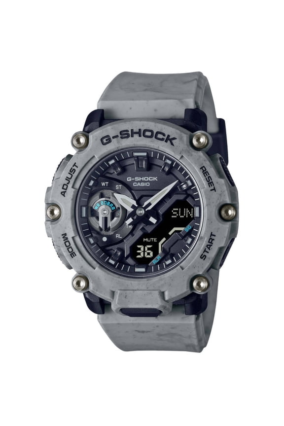 GA-2200SL-8ACR Men's G-Shock Ana-Digi Dial Grey Strap Watch