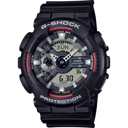 Casio G-Shock GA-010 Series Men's Black Dial Quartz Watch GA110RL-1A