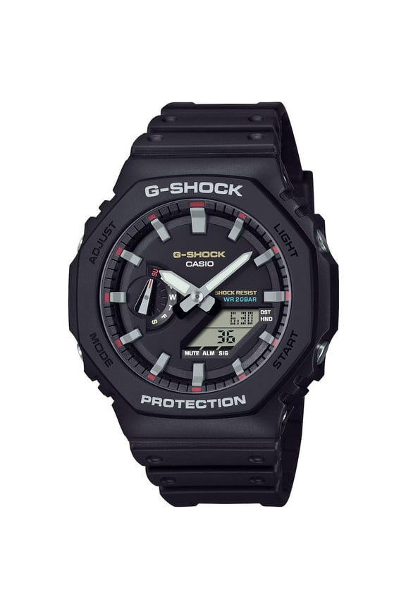 GA2100RL-1A Men's G-Shock Ana-Digi Dial Black Strap Watch