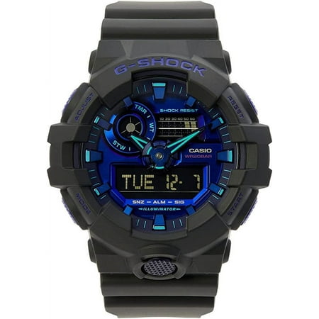 Casio GA700VB-1A Men's G-Shock Black Resin Strap Ana Digi Watch