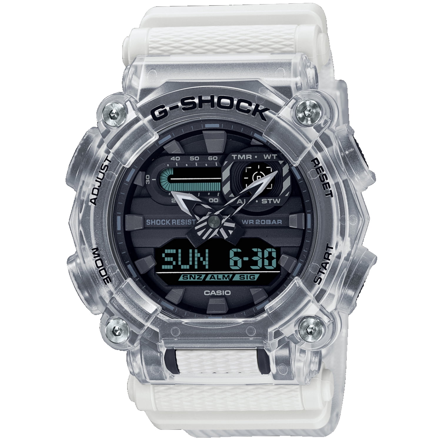 Casio Men's G-Shock GA-900 Series Black Dial Watch - GA-900SKL-7A