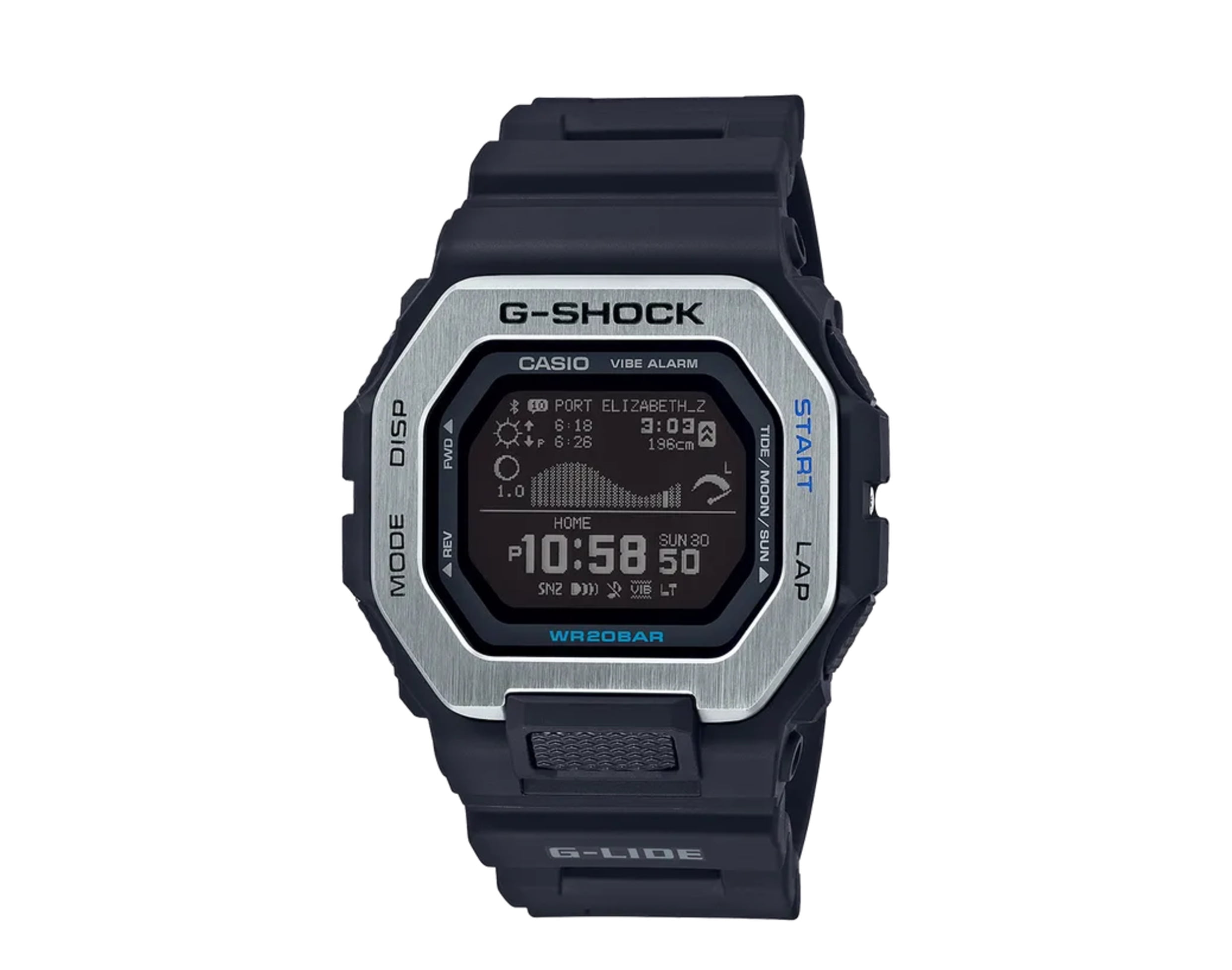 Casio G-Shock Alarm World Time Quartz Digital Black Dial Casio G-Shock Alarm World Time Quartz Digital Black Dial
