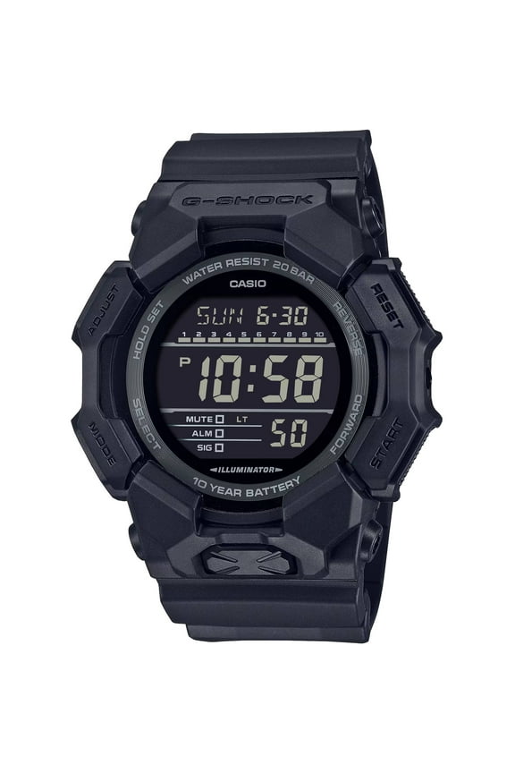 GD010-1A1 Men's G-Shock Black Digital Dial Resin Strap Watch