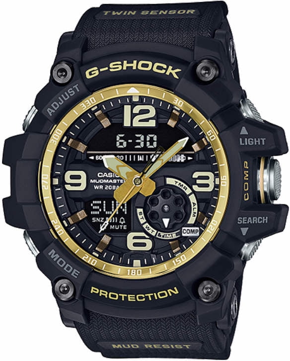  Casio G-Shock Mudmaster Twin Sensor Mens' Sports Watch