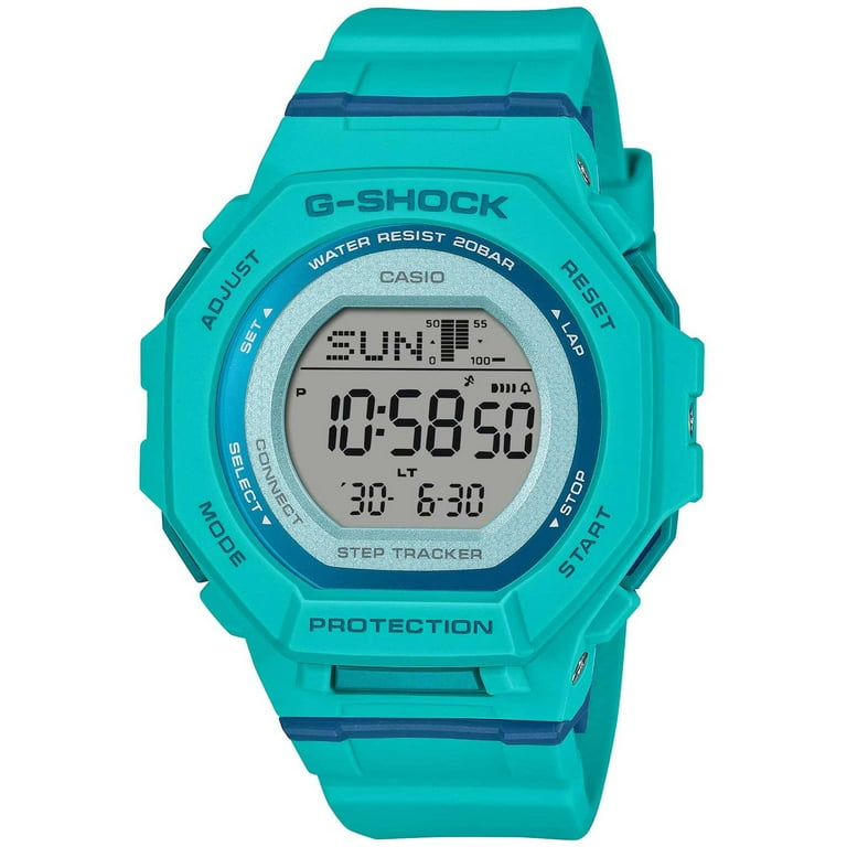 Casio GMD-B300SC-2CR Women's G-Shock Turquoise Strap Digi Watch